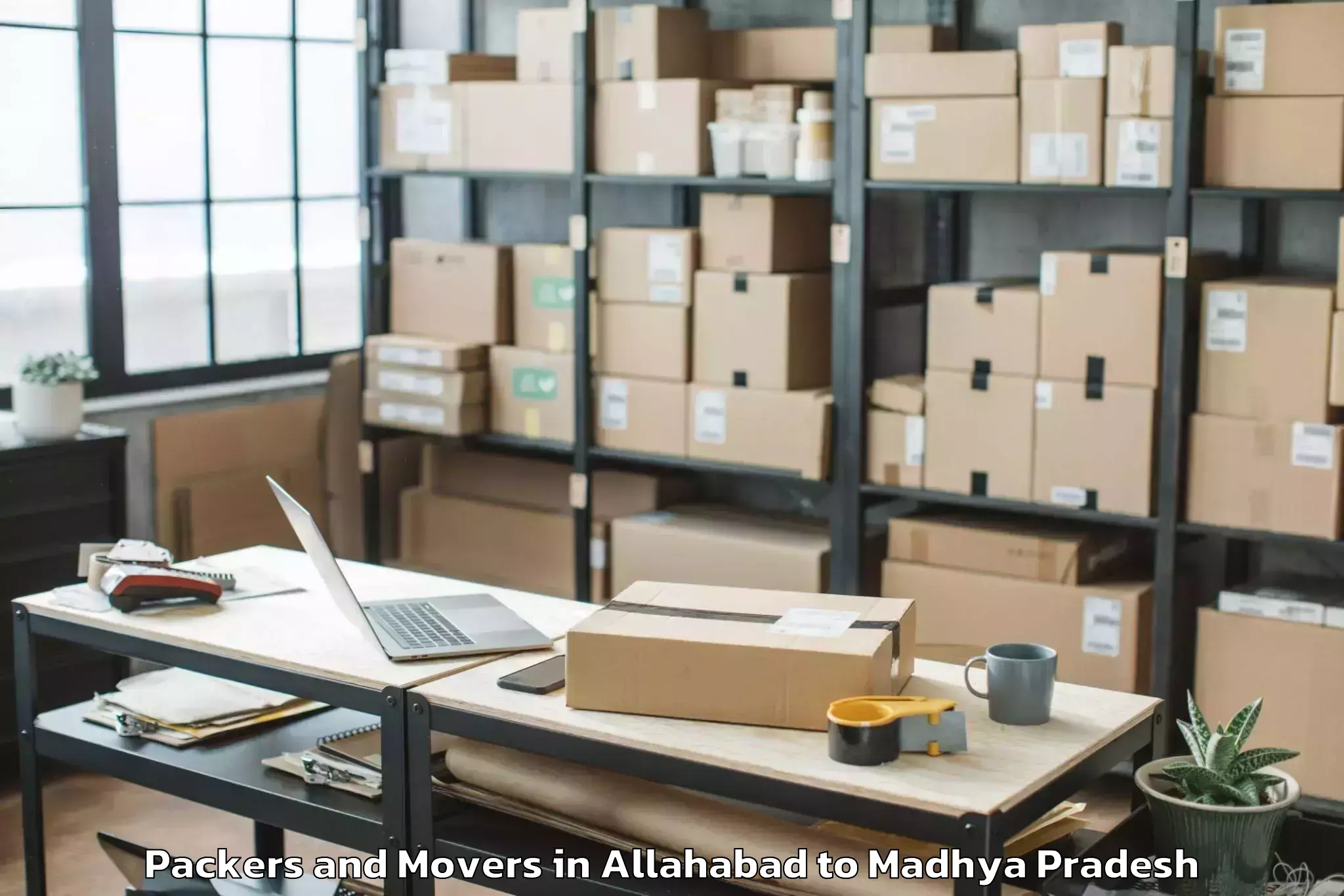 Trusted Allahabad to Indore Packers And Movers